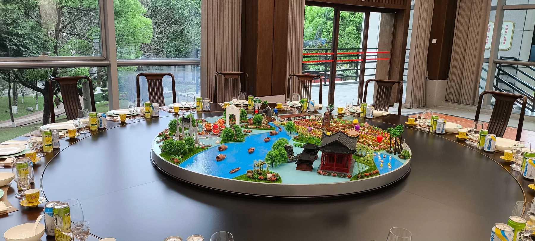广州番禺区区政府食堂餐桌项目项目图片 2
